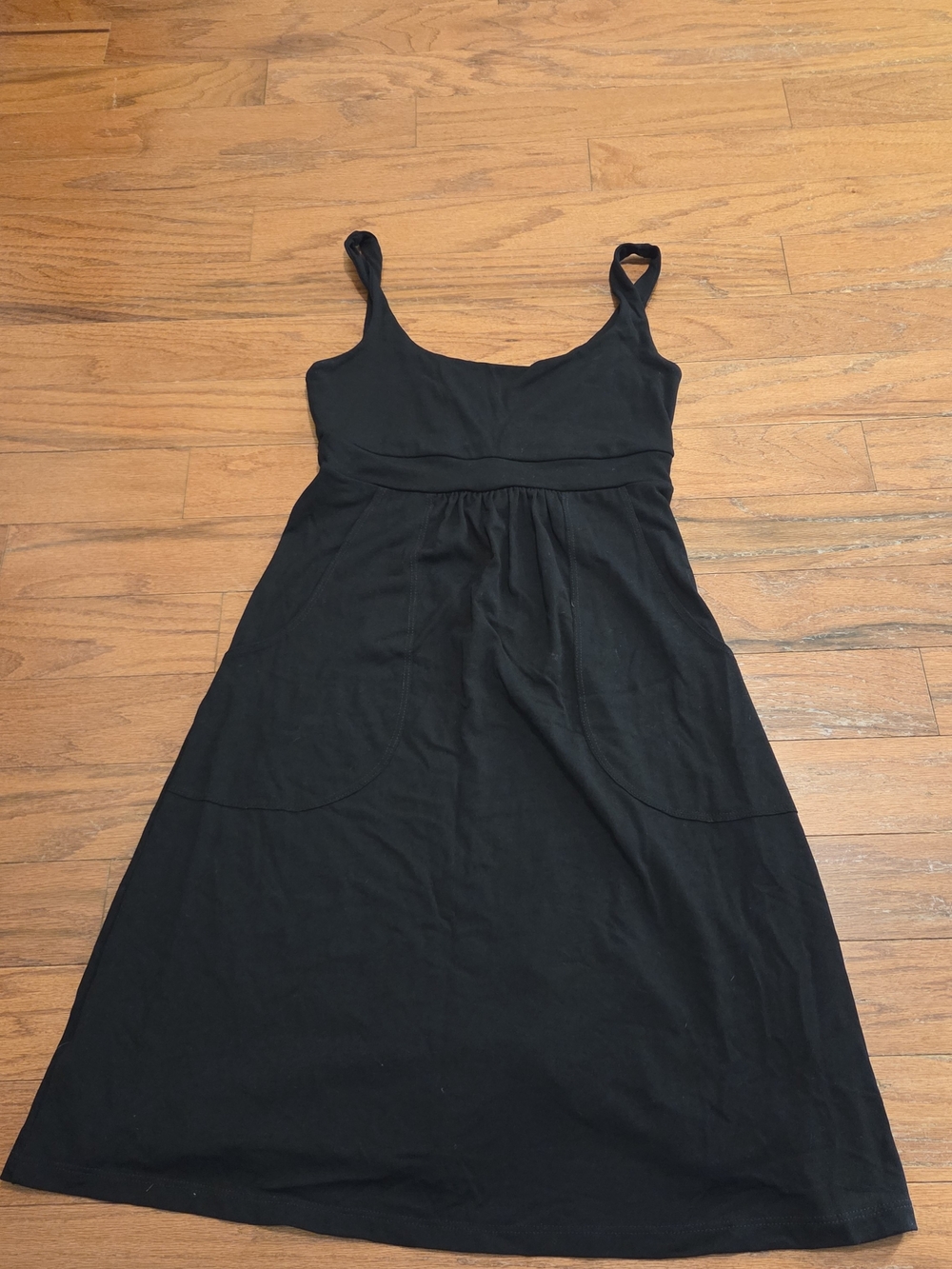 Susana Monaco Women’s Charcoal Gray Tank Dress With Pockets Size S